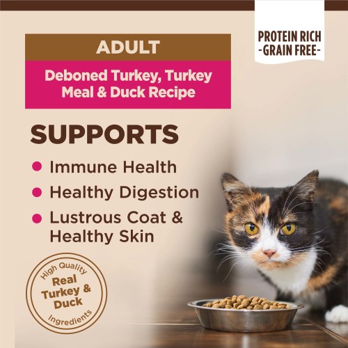 Wellness CORE Grain Free (8859) Adult : Deboned Turkey, Turkey Meal & Duck Receipt 無穀物成貓 火雞+鴨肉 5lb (新包裝 升級版) (EXP: 6月/2027) Wellness CORE Grain Free (8859) Adult : Deboned Turkey, Turkey Meal & Duck Receipt 無穀物成貓 火雞+鴨肉 5lb (新包裝 升級版) (EXP: 6月/2027)